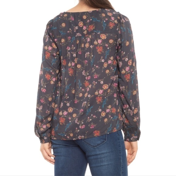 Lucky Brand All Over Floral Print Long Sleeve Button Down Shirt Size Small - Picture 8 of 8